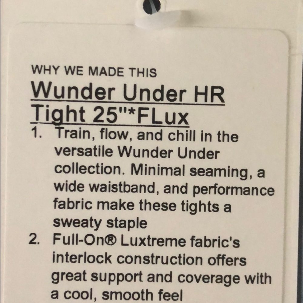 Lululemon wunder under - Picture 2 of 4